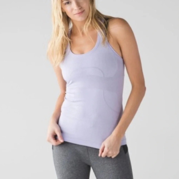 Lululemon Swiftly Tech Racerback/Heathered Lilac, 16707 - Picture 1 of 16